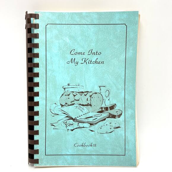 Come Into My Kitchen Vintage 80s Cookbook Teresa Ann Troyer Family Recipes Ohio - Picture 1 of 8